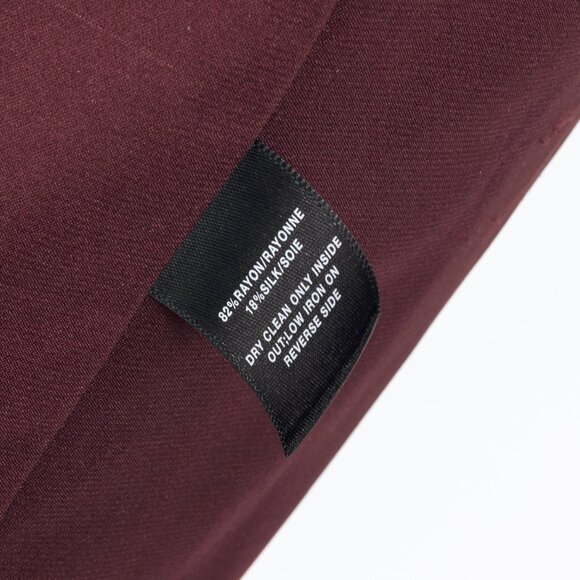 Lafayette 148 Valon Burgundy Velvet Open-Front Blazer - Picture 8 of 8